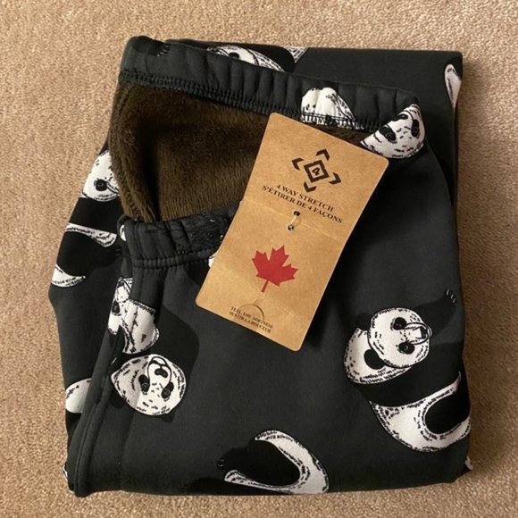 Thick Fur Lined Leggings - Picture 3 of 4